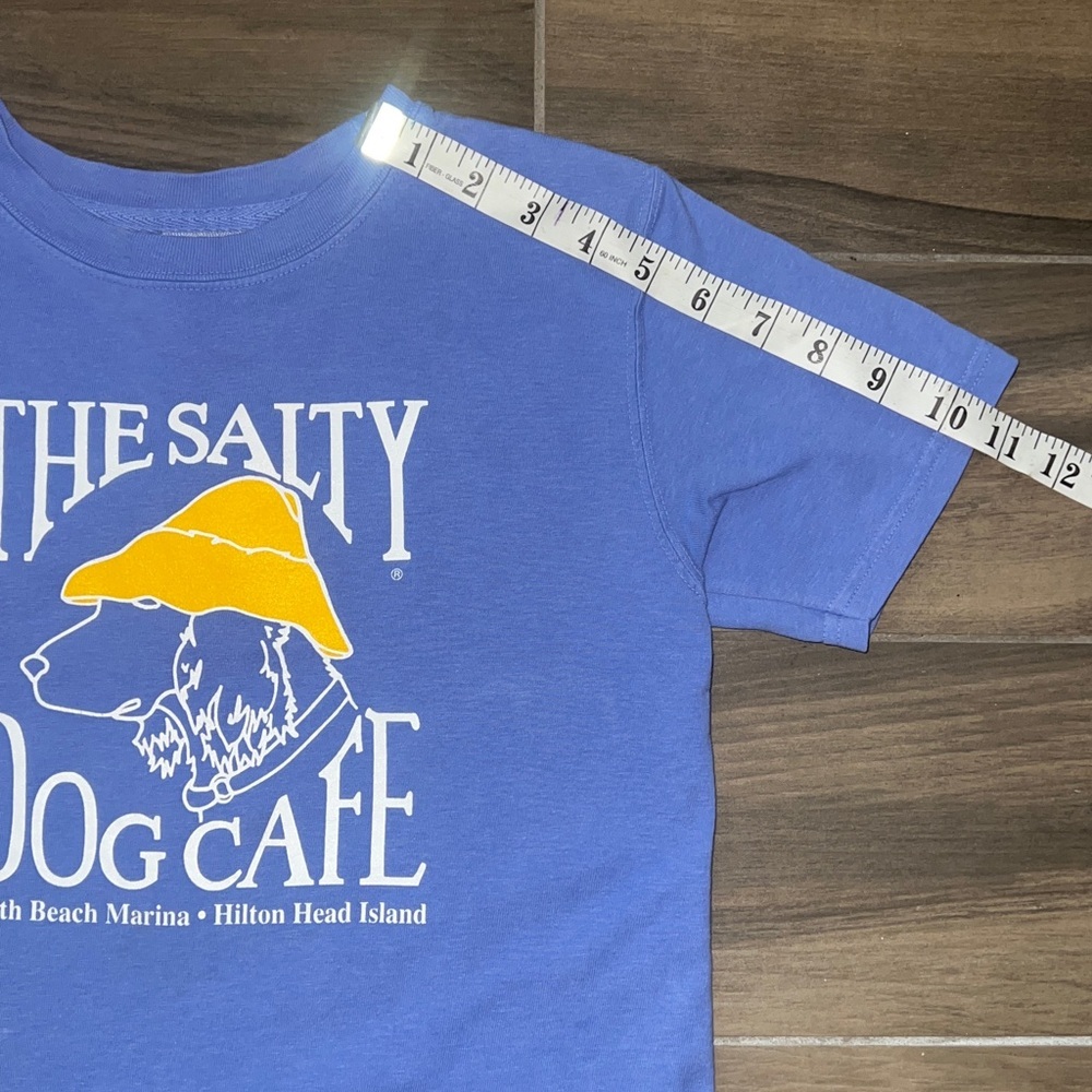 The Salty Dog Cafe Tee Youth Medium Periwinkle Blue Unisex - Picture 5 of 13